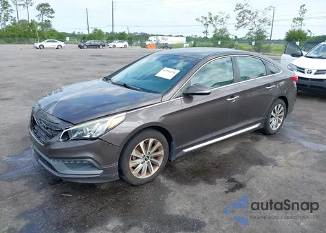 2015 Hyundai Sonata Sport z USA, uszkodzony, nr VIN 5NPE34AF3FH192663